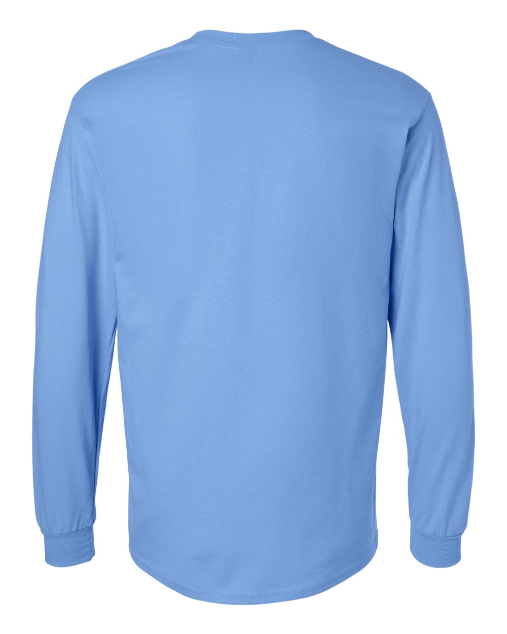 Rear View of Carolina Blue Ultra Cotton® Long Sleeve T-Shirt - 2400