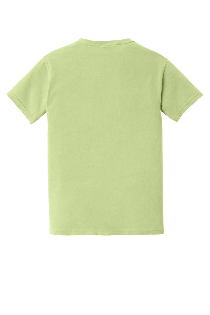 Rear View of Celadon COMFORT COLORS Heavyweight Ring Spun Pocket Tee. 6030
