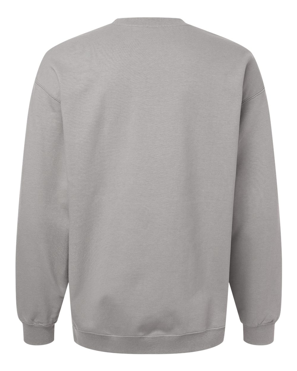 Rear View of Cement Softstyle® Midweight Crewneck Sweatshirt - SF000