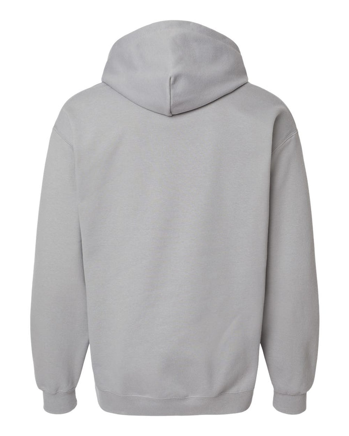 Rear View of Cement Softstyle® Midweight Hooded Sweatshirt - SF500