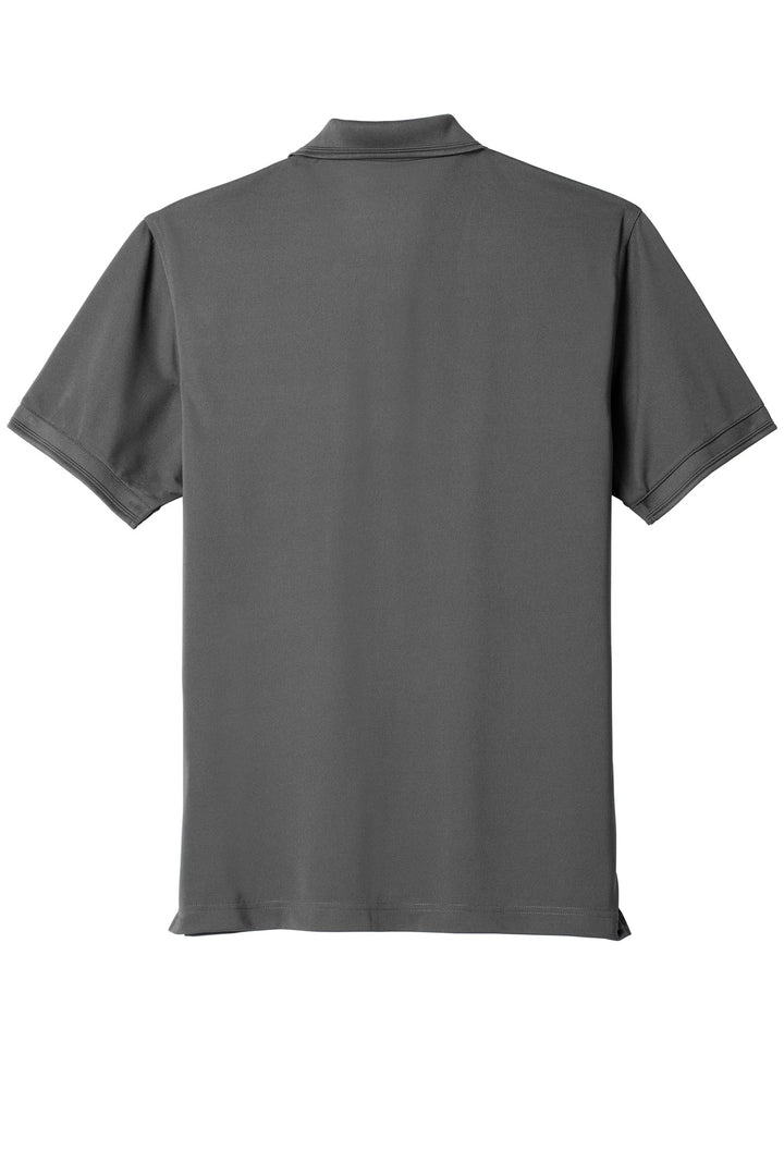 Rear View of Charcoal CornerStone Industrial Snag-Proof Pique Pocket Polo. CS4020P