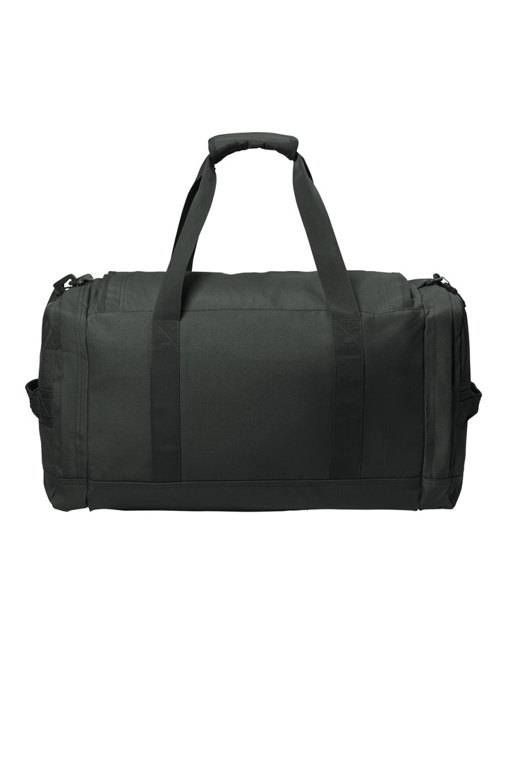 Rear View of Charcoal CornerStone Tactical Duffel CSB815