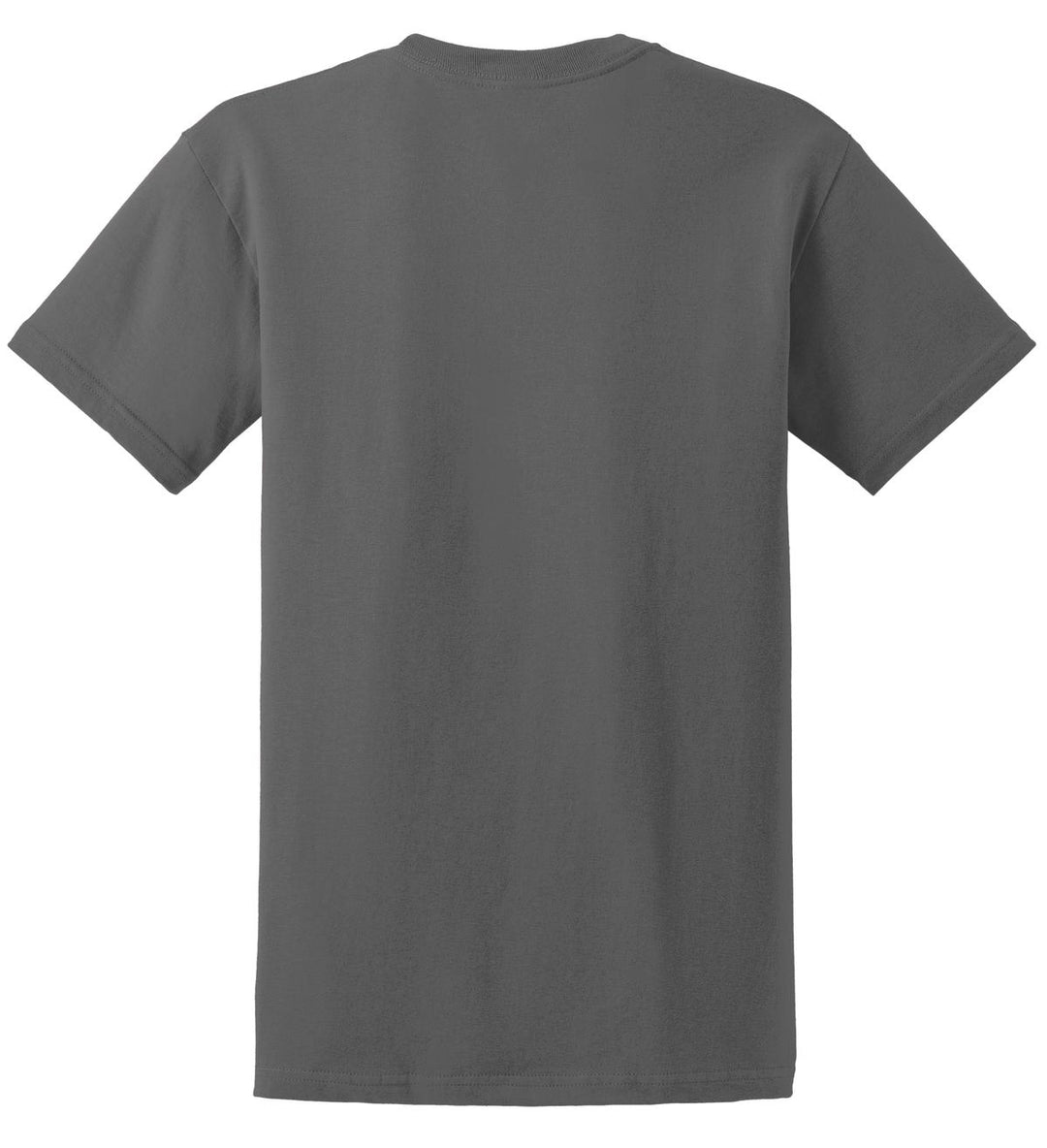 Rear View of CHARCOAL Gildan - Ultra Cotton 100% US Cotton T-Shirt. 2000