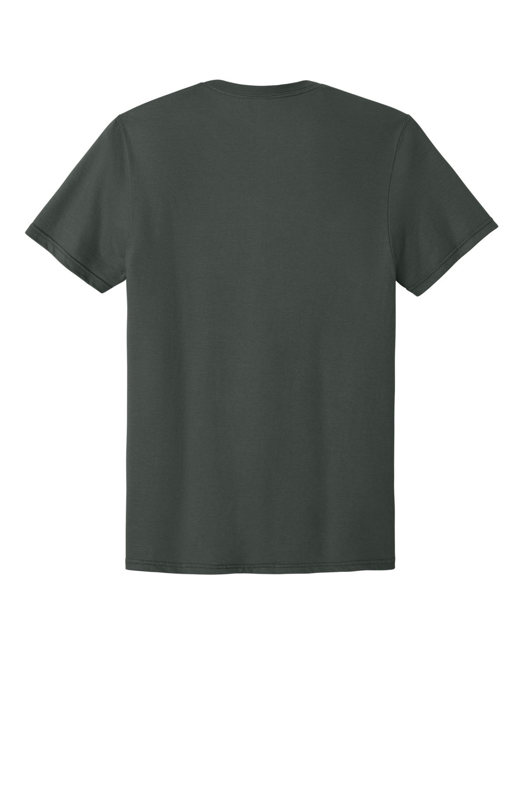 Rear View of Charcoal Grey Jerzees Classics Unisex Cotton T-Shirt 363M