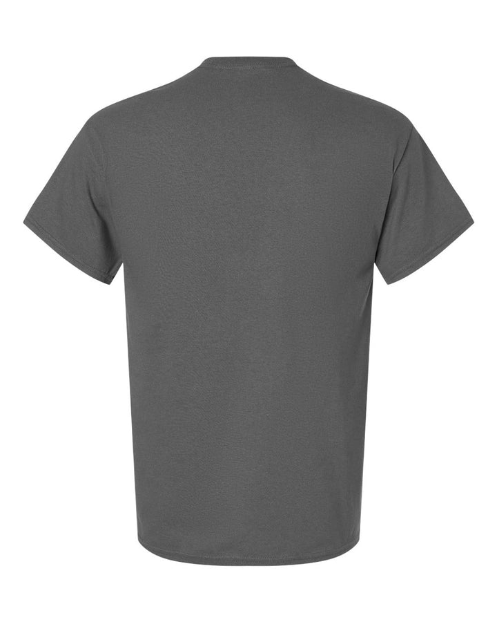 Rear View of Charcoal Ultra Cotton® T-Shirt - 2000