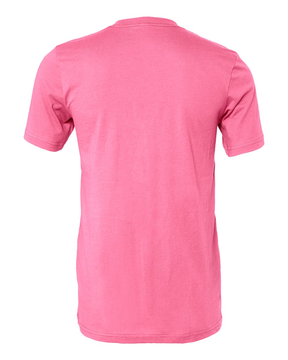 Rear View of Charity Pink Jersey Tee - 3001