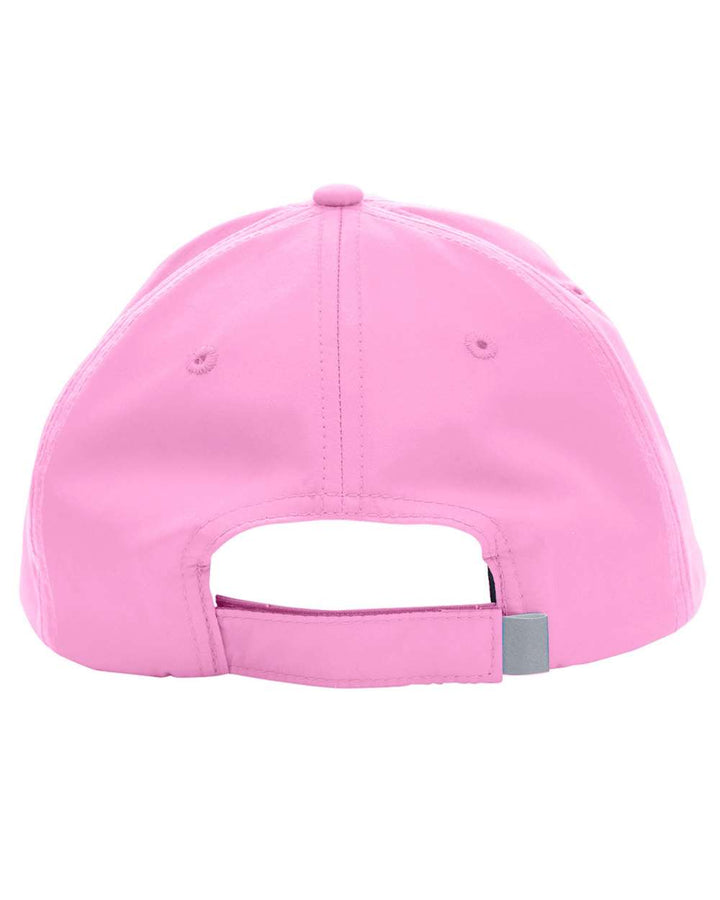 Rear View of Charity Pink Pitch Performance Cap - CE001
