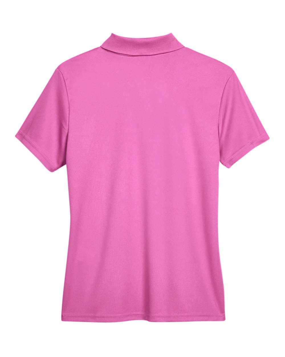 Rear View of Charity Pink Women's Origin Performance Piqué Polo - 78181