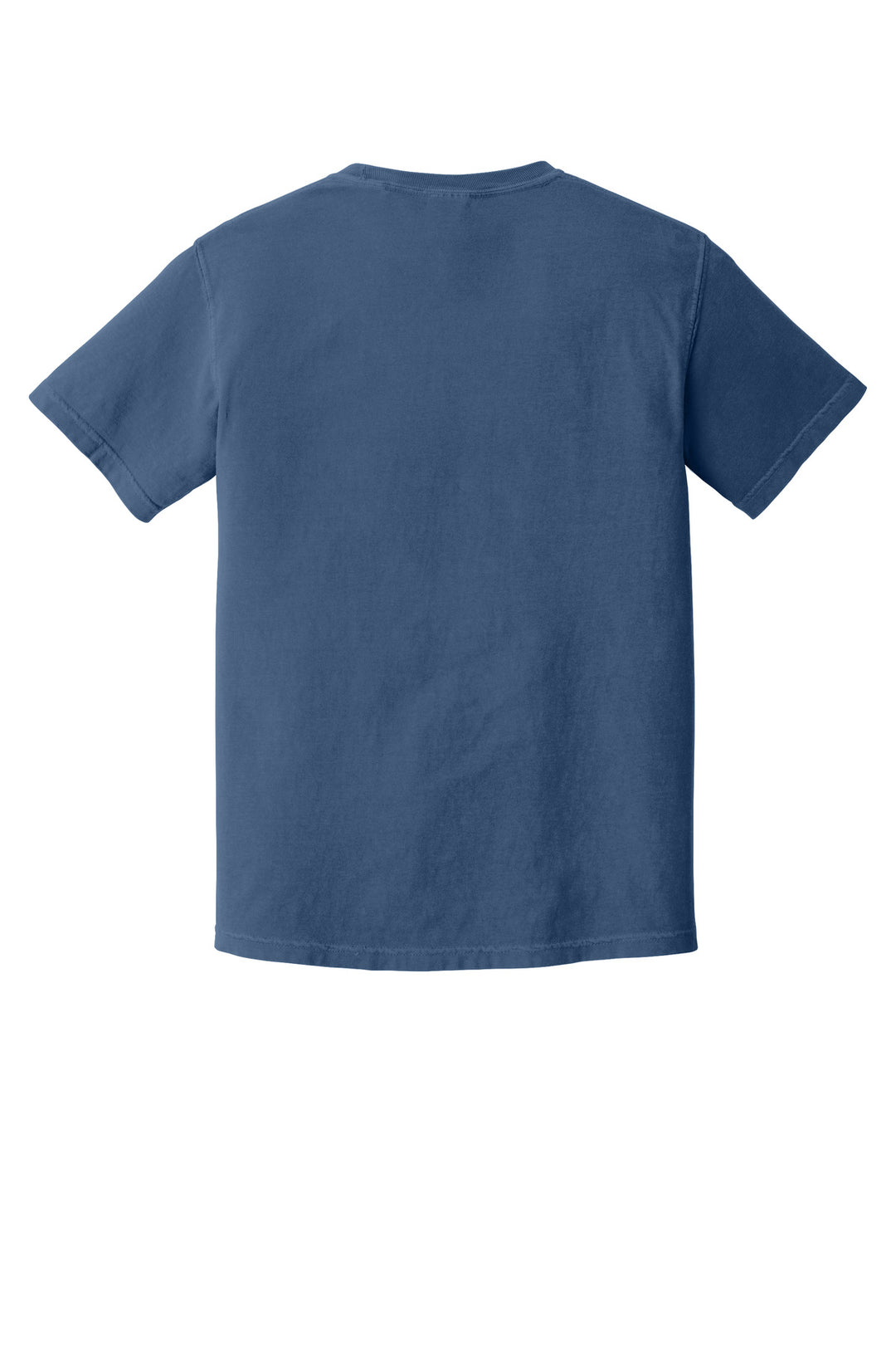 Rear View of ChinaBlue COMFORT COLORS Heavyweight Ring Spun Tee. 1717