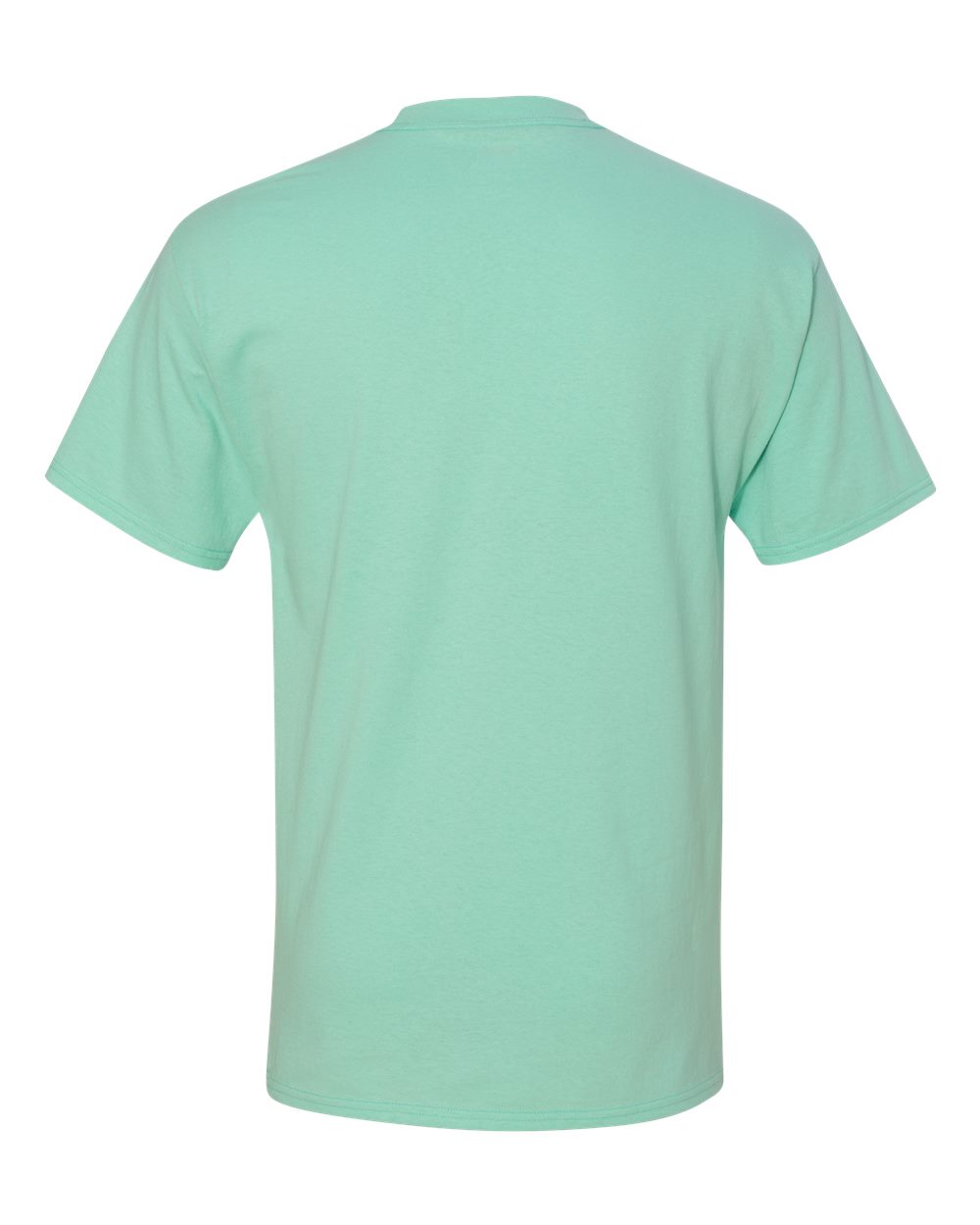 Rear View of Clean Mint Beefy-T® T-Shirt - 5180