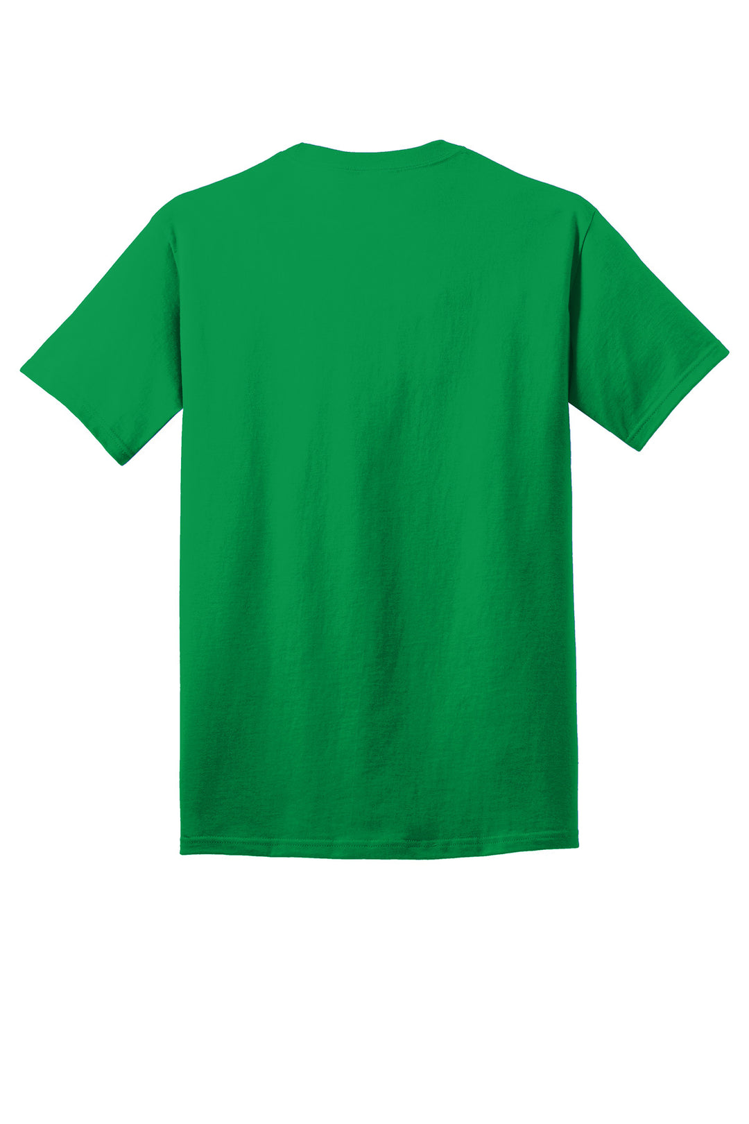 Rear View of Clover Green Port & Company - Core Cotton Tee. PC54