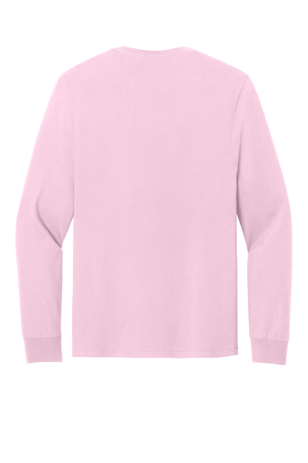 Rear View of ClscPink Jerzees Classics Unisex Cotton Long Sleeve T-Shirt 363L