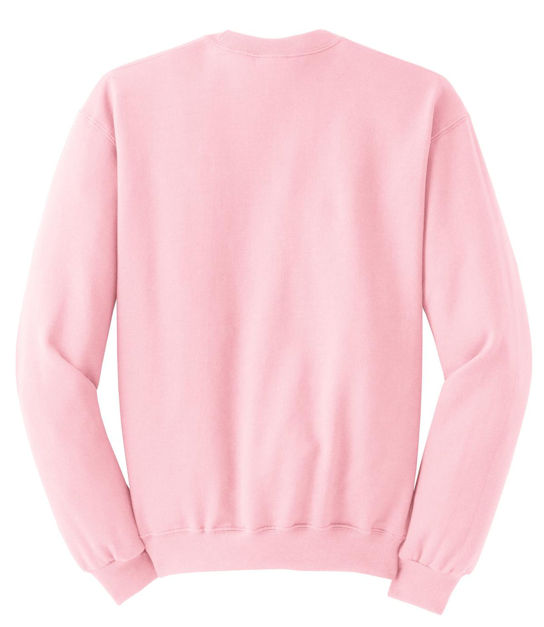 Rear View of ClscPink Jerzees - NuBlend Crewneck Sweatshirt. 562M
