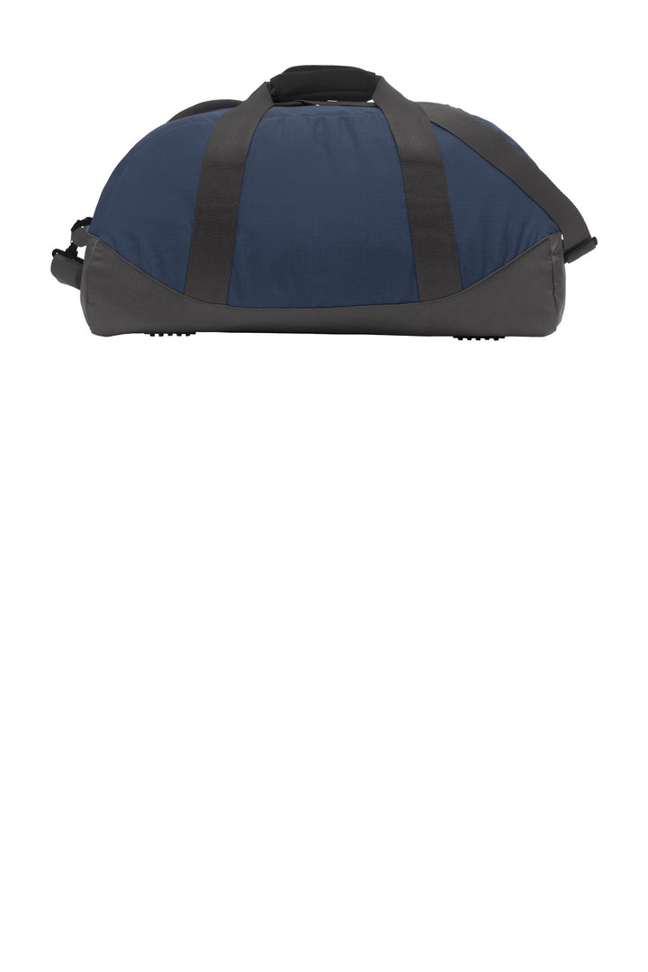 Rear View of Coast Blue Eddie Bauer Medium Ripstop Duffel. EB900