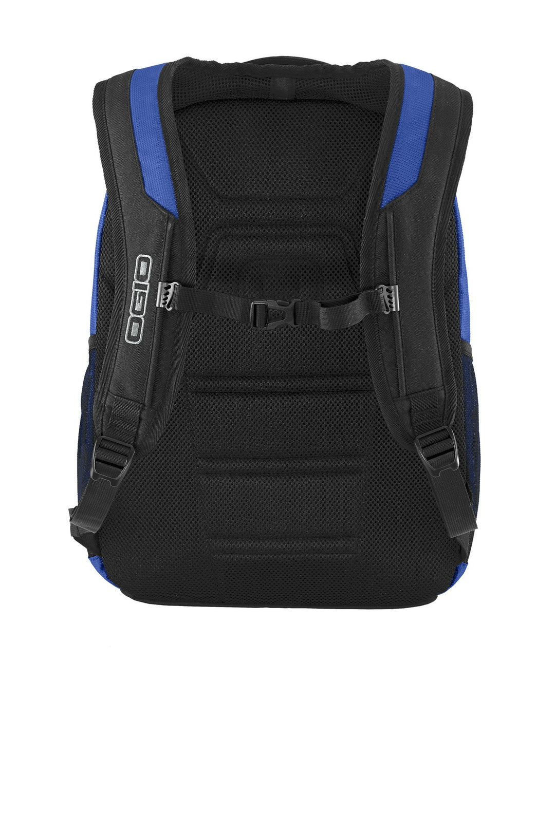 Rear View of Cobalt OGIO Logan Pack. 411092