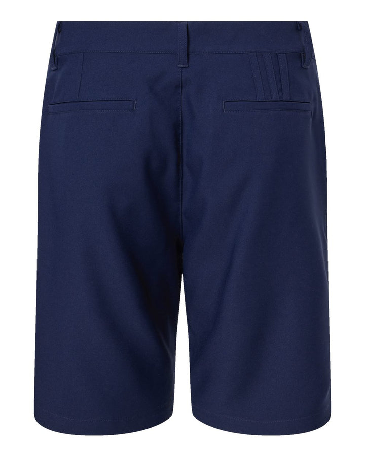 Rear View of Collegiate Navy Golf Shorts - A2000