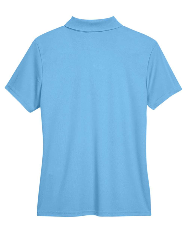 Rear View of Columbia Blue Women's Origin Performance Piqué Polo - 78181