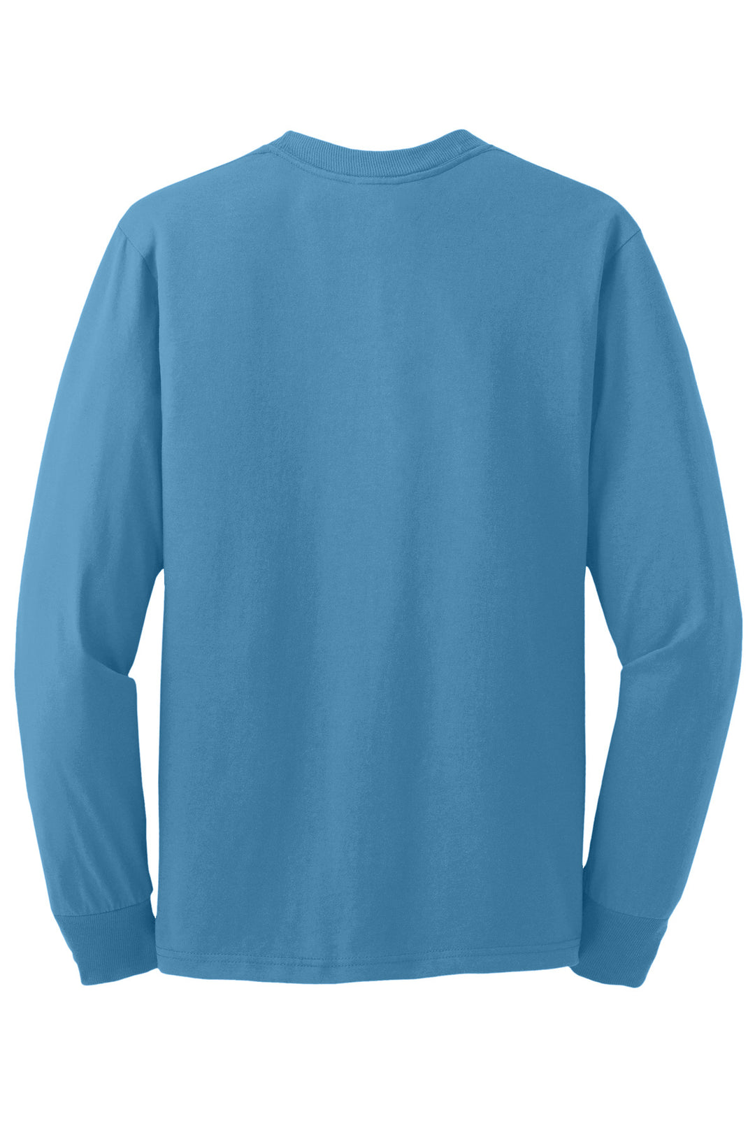 Rear View of ColumbiaBl Jerzees - Dri-Power 50/50 Cotton/Poly Long Sleeve T-Shirt. 29LS
