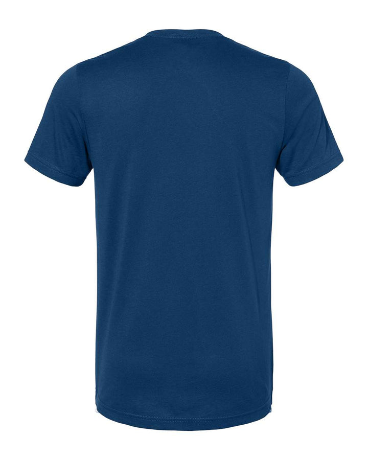 Rear View of Cool Blue Jersey Tee - 3001