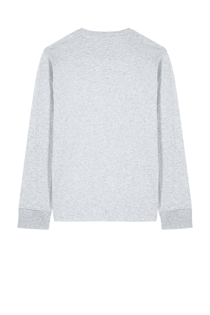 Rear View of CoolHtrGry Stanley/Stella Unisex Creator 2.0 Long Sleeve Tee SXU022