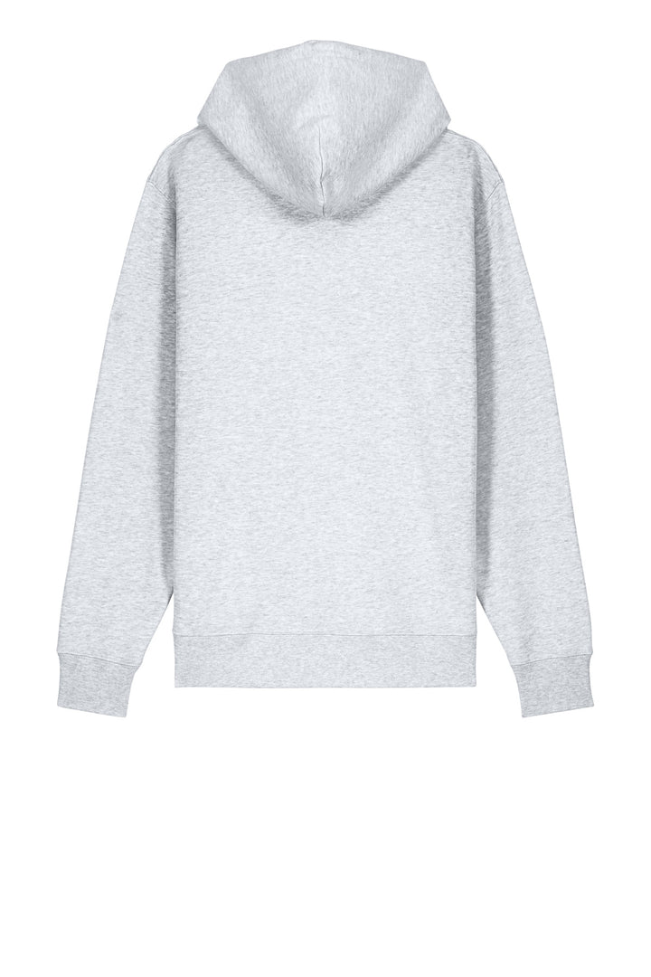 Rear View of CoolHtrGry Stanley/Stella Unisex Cruiser 2.0 Hooded Sweatshirt SXU003