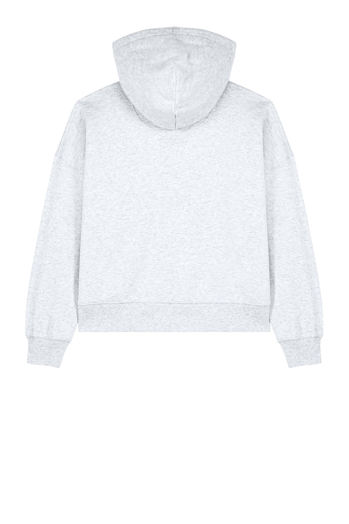 Rear View of CoolHtrGry Stanley/Stella Women's Stella Ida Full-Zip Hooded Sweatshirt SXW037