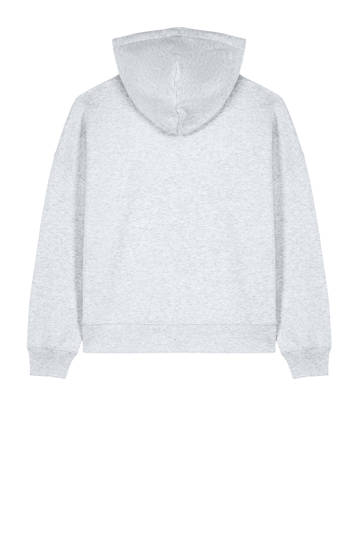 Rear View of CoolHtrGry Stanley/Stella Women's Stella Nora Hooded Sweatshirt SXW035