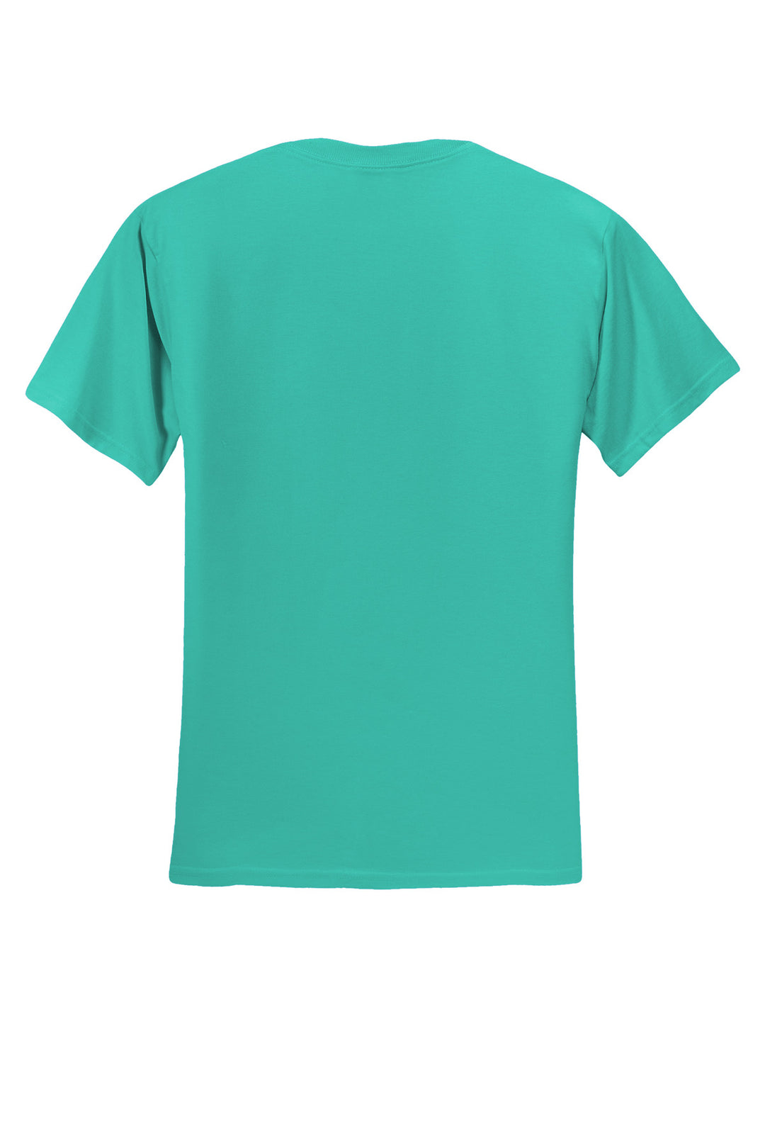 Rear View of CoolMint Jerzees - Dri-Power 50/50 Cotton/Poly T-Shirt. 29M