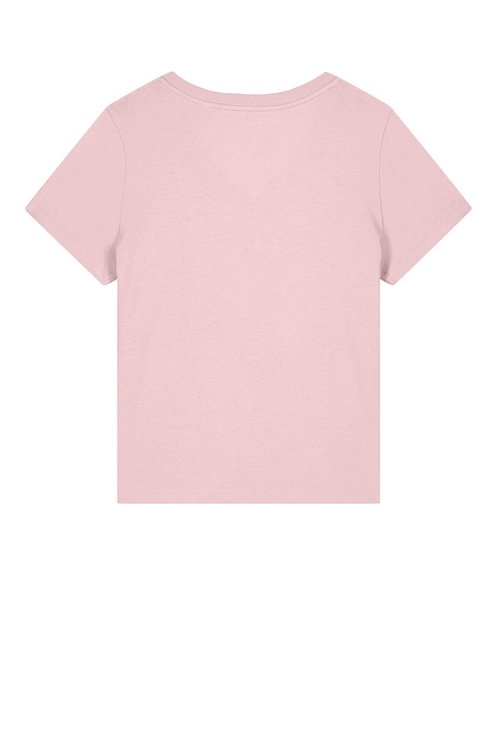 Rear View of CottonPink Stanley/Stella Women's Stella Isla V-Neck Tee SXW032