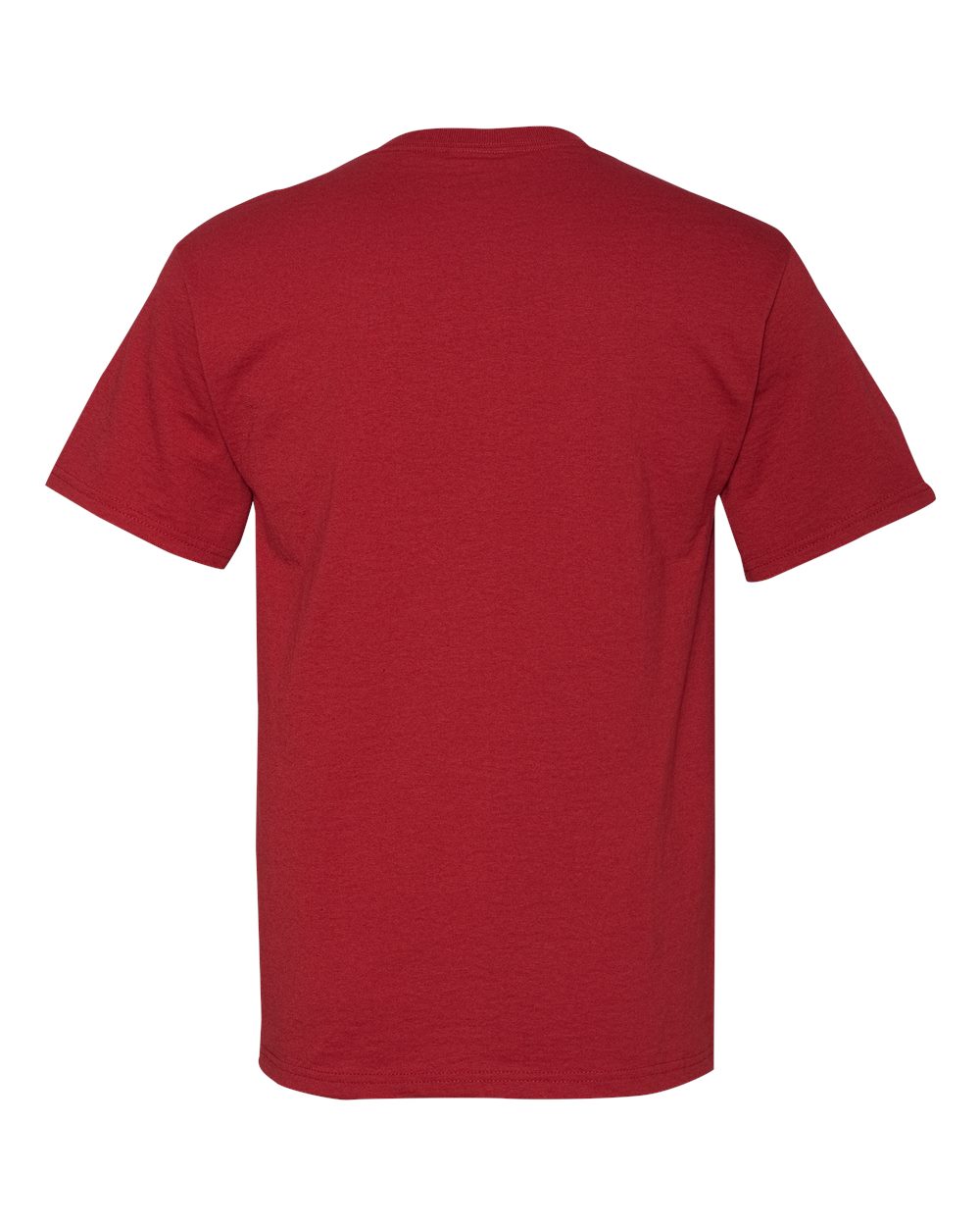 Rear View of Crimson Dri-Power® 50/50 T-Shirt - 29MR