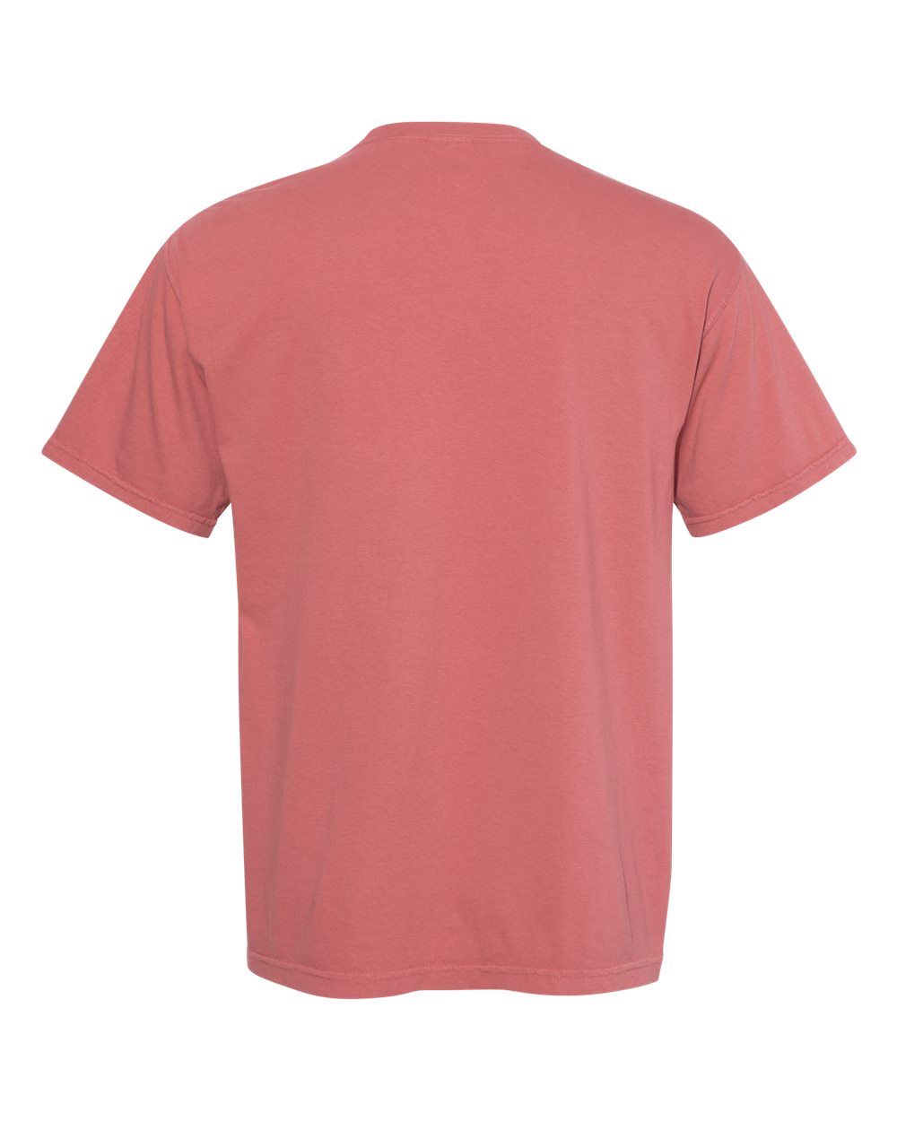 Rear View of Cumin Garment-Dyed Heavyweight Pocket T-Shirt - 6030
