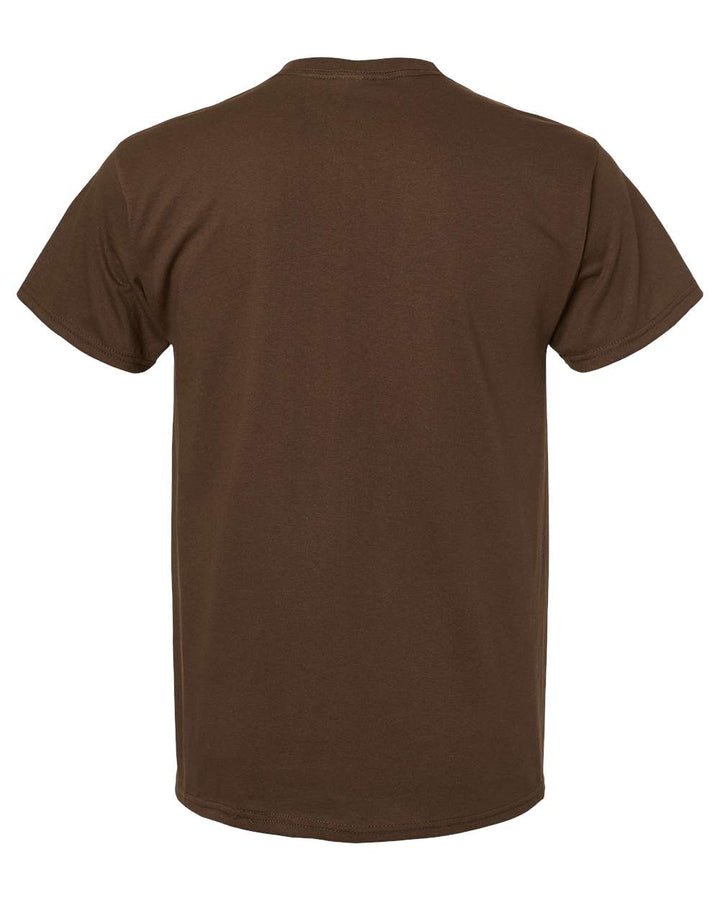 Rear View of Dark Chocolate Essential-T T-Shirt - 5280