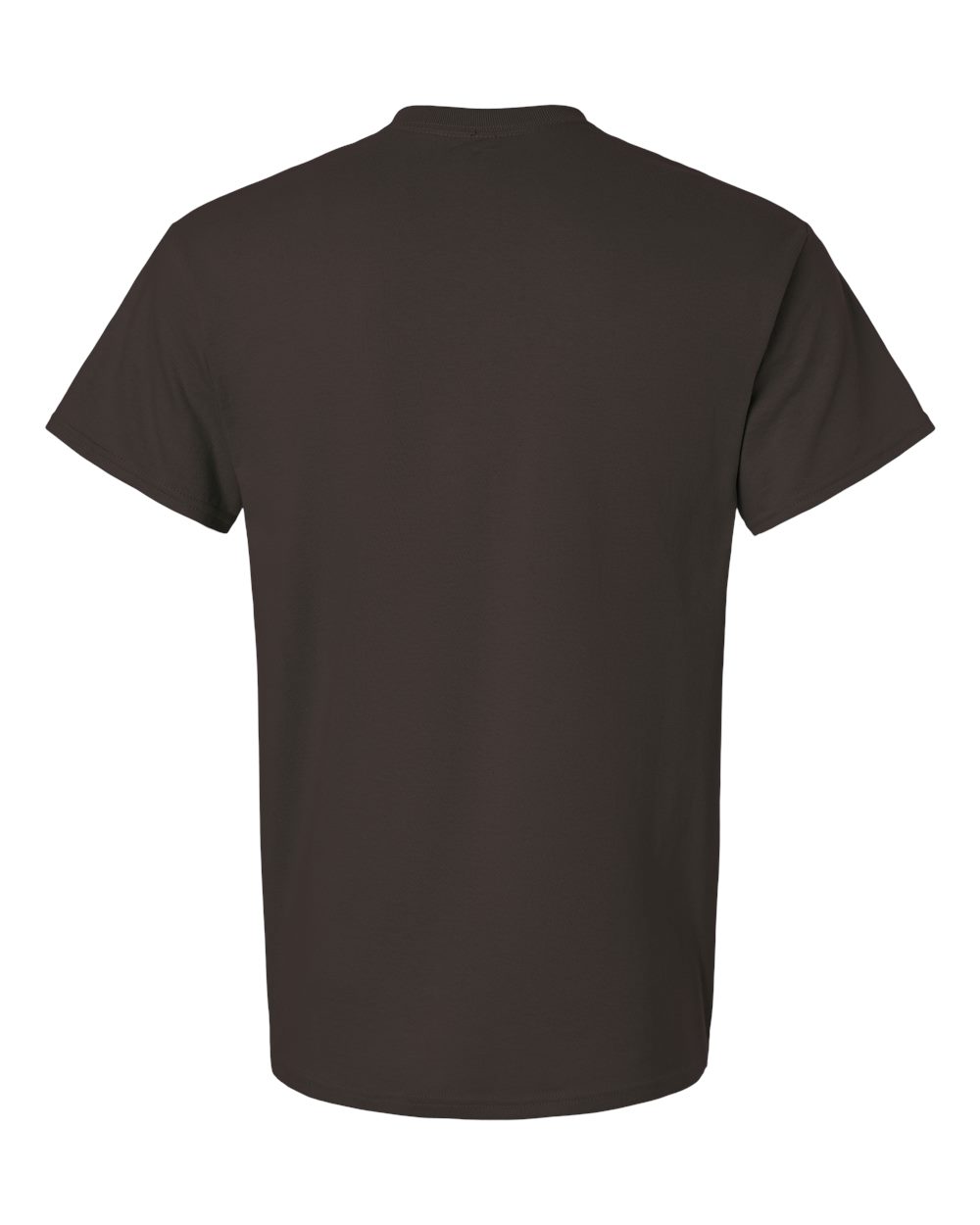 Rear View of Dark Chocolate Ultra Cotton® T-Shirt - 2000