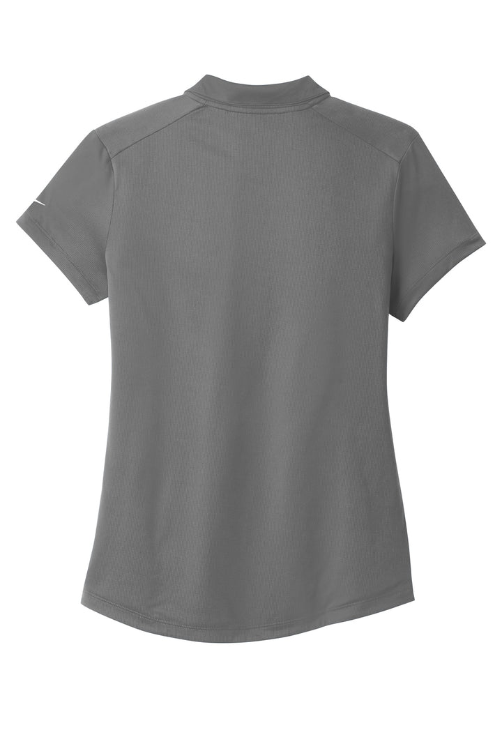 Rear View of Dark Grey Nike Women's Dri-FIT Legacy Polo. 838957