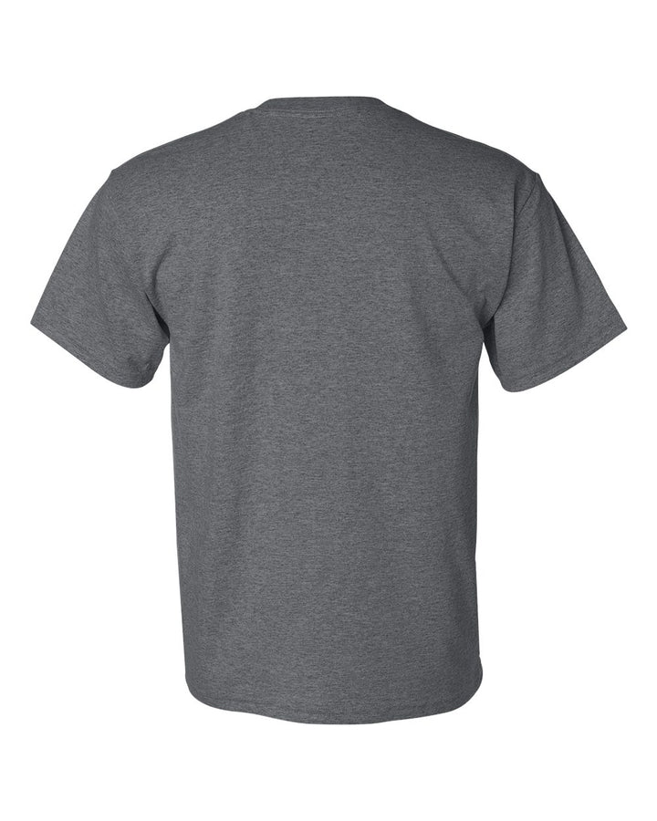 Rear View of Dark Heather DryBlend® T-Shirt - 8000