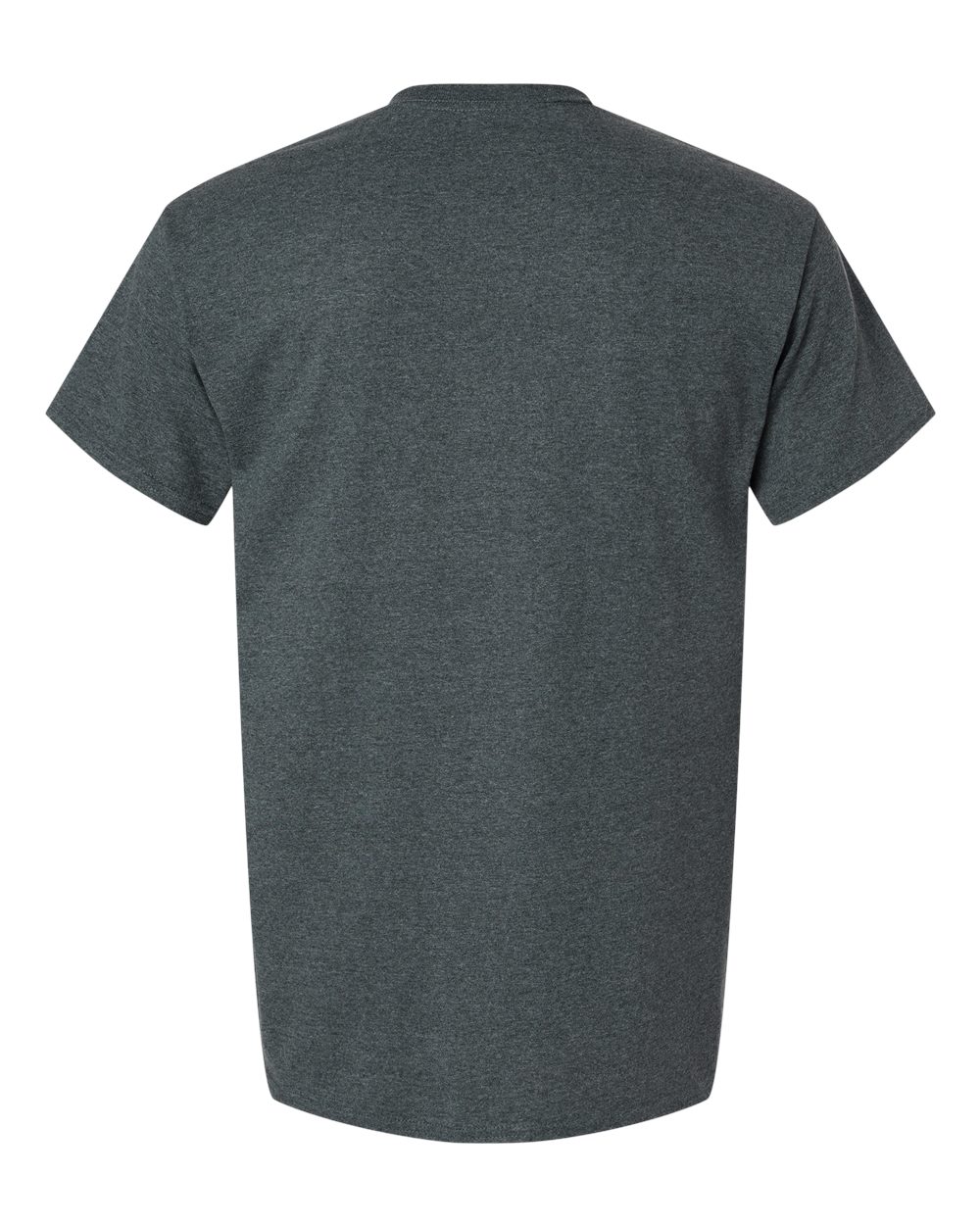 Rear View of Dark Heather Ultra Cotton® T-Shirt - 2000