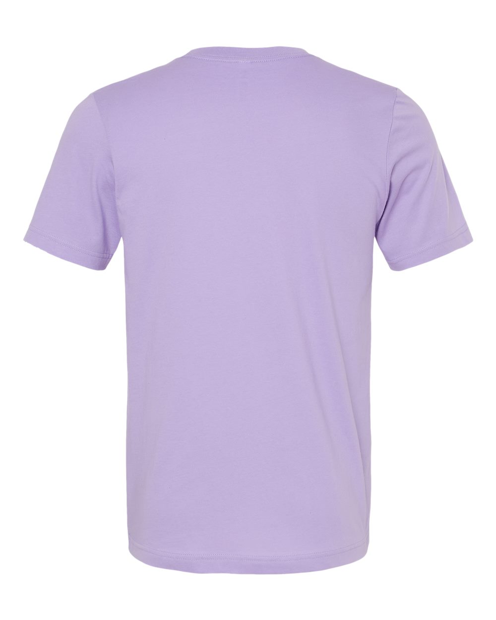 Rear View of Dark Lavender Jersey Tee - 3001