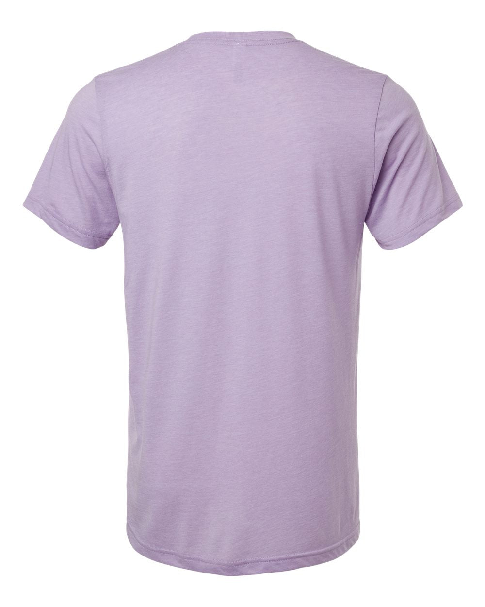 Rear View of Dark Lavender Triblend Triblend Tee - 3413