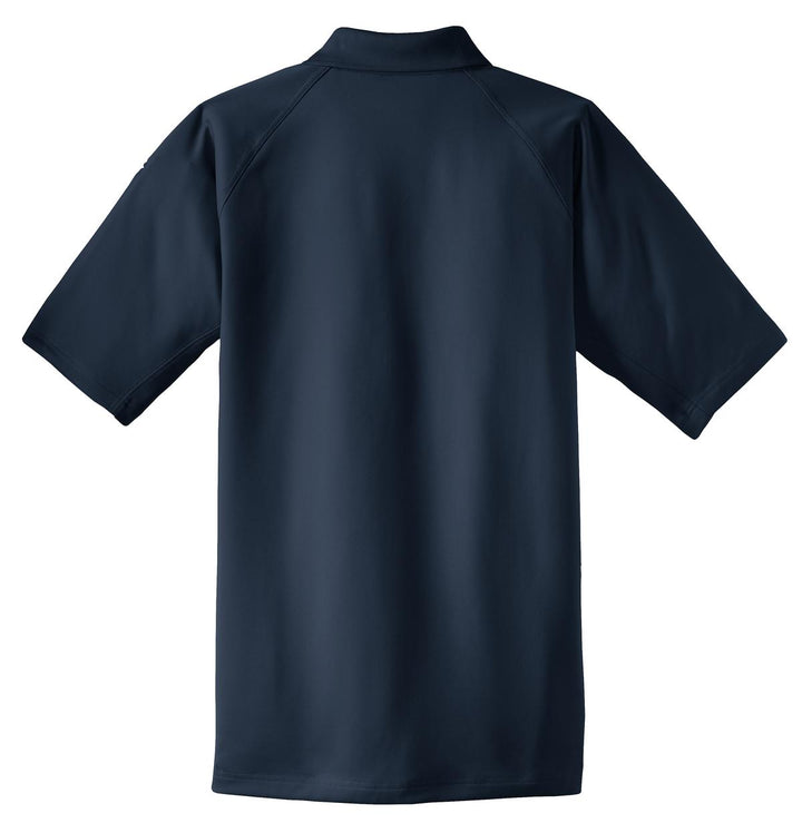 Rear View of Dark Navy CornerStone Tall Select Snag-Proof Tactical Polo. TLCS410