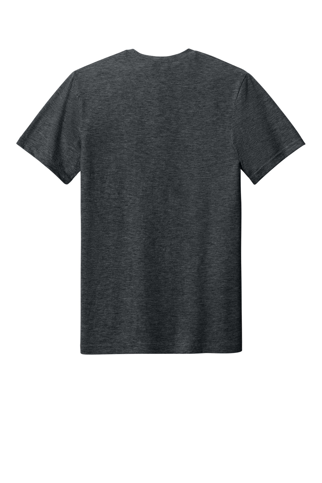 Rear View of DarkHthr Gildan Softstyle CVC Tee 64000CVC