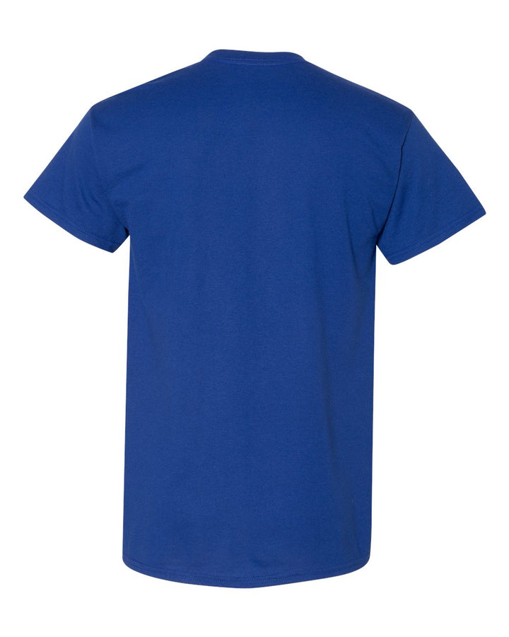 Rear View of Deep Royal DryBlend® T-Shirt - 8000