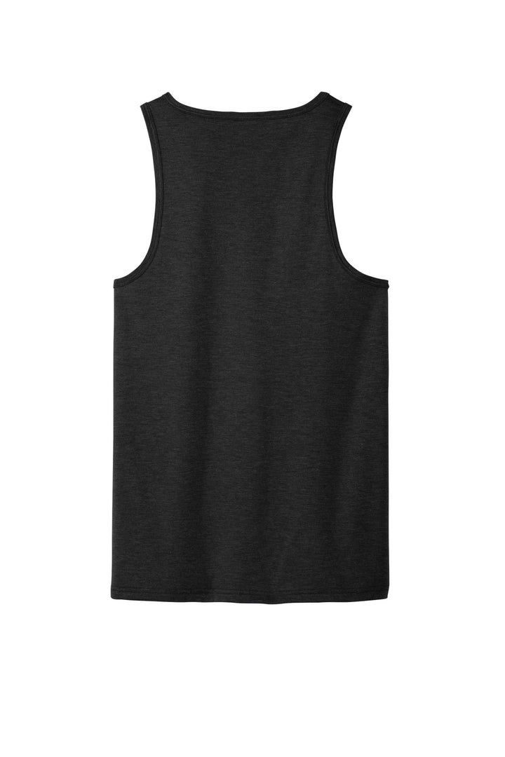 Rear View of DeepBlack Allmade Unisex Tri-Blend Tank AL2019
