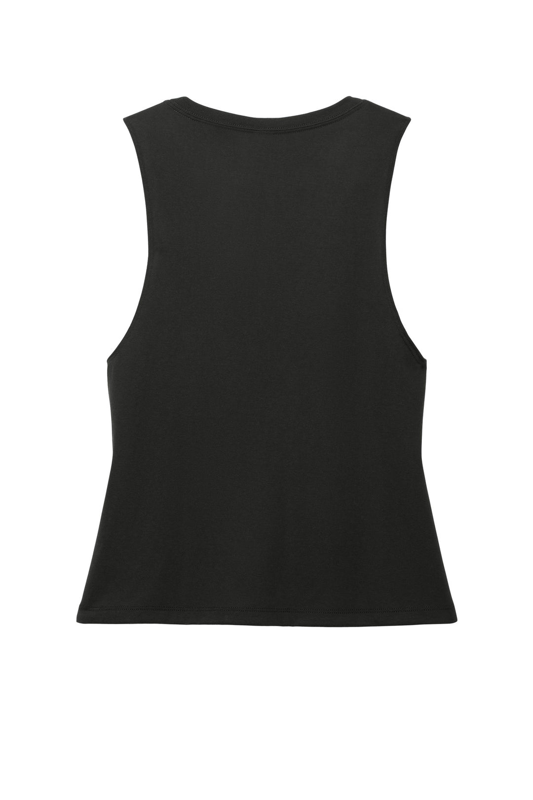 Rear View of DeepBlack Allmade Women's Tri-Blend Muscle Tank AL2020
