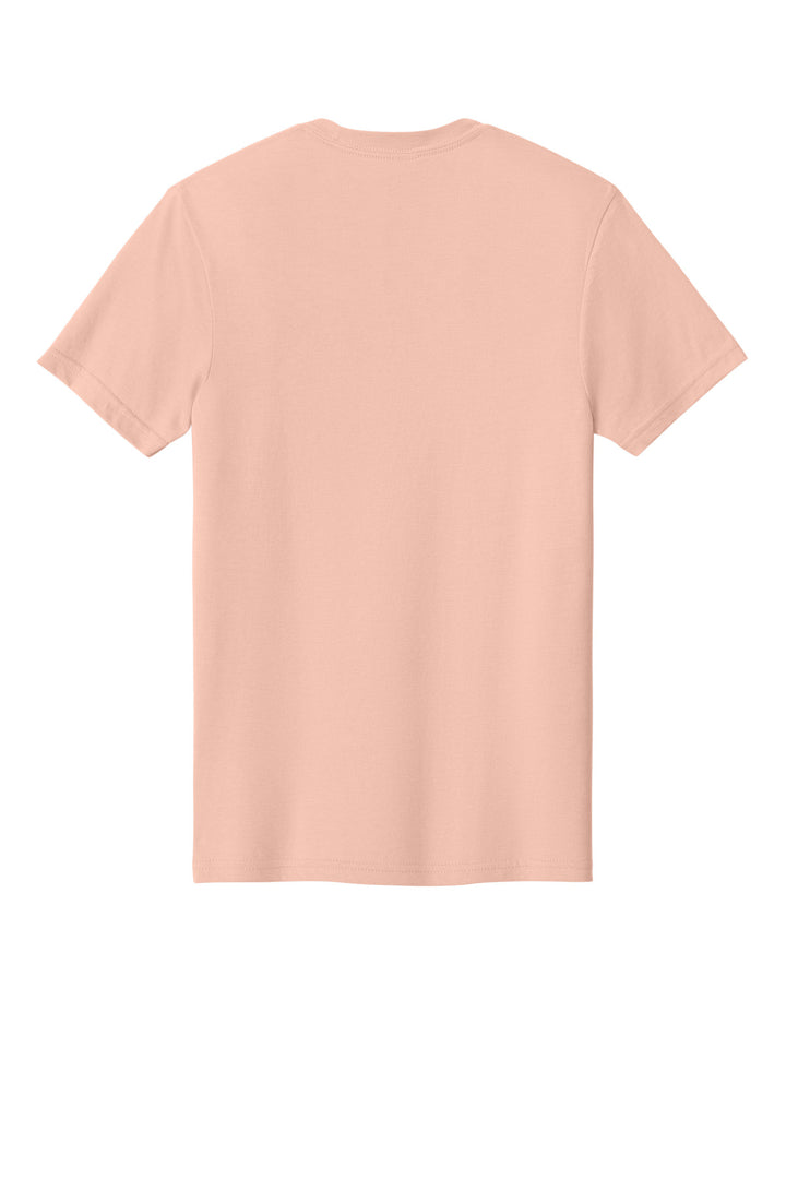 Rear View of DustyRose Gildan Softstyle CVC Tee 64000CVC