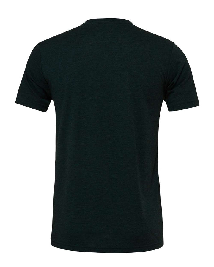 Rear View of Emerald Triblend Triblend Tee - 3413