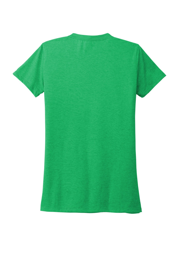 Rear View of Enviro Green Allmade Women's Tri-Blend Tee AL2008