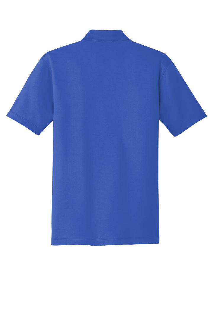 Rear View of Enzyme Blue OGIO Metro Polo. OG130