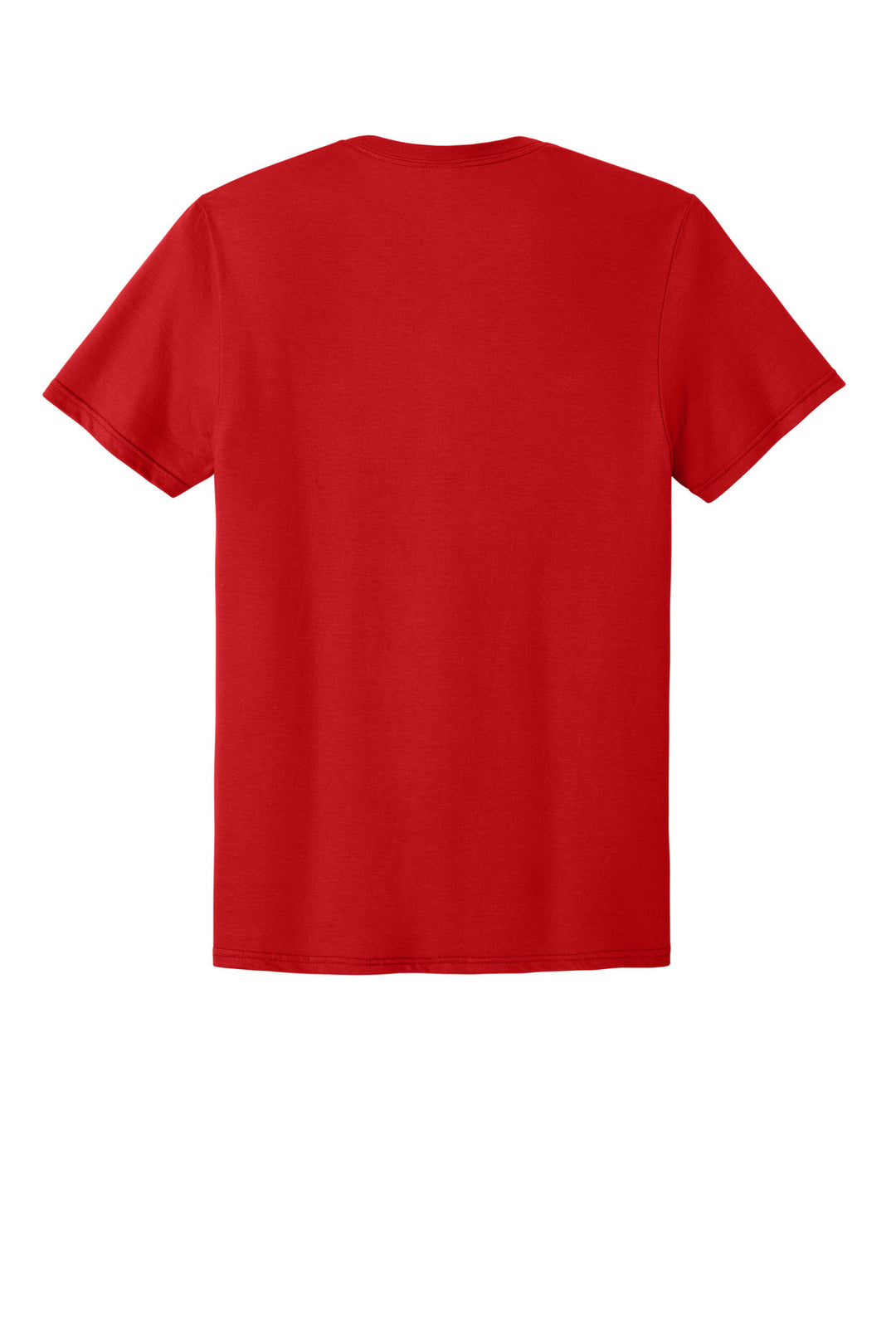 Rear View of FieryRed Jerzees Classics Unisex Cotton T-Shirt 363M