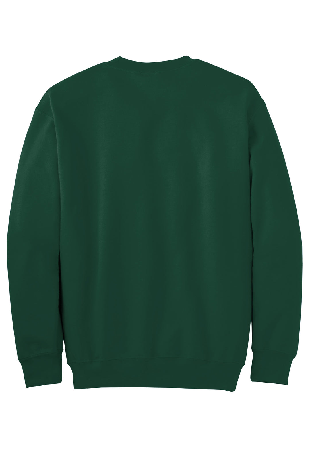 Rear View of Forest Gildan - DryBlend Crewneck Sweatshirt. 12000