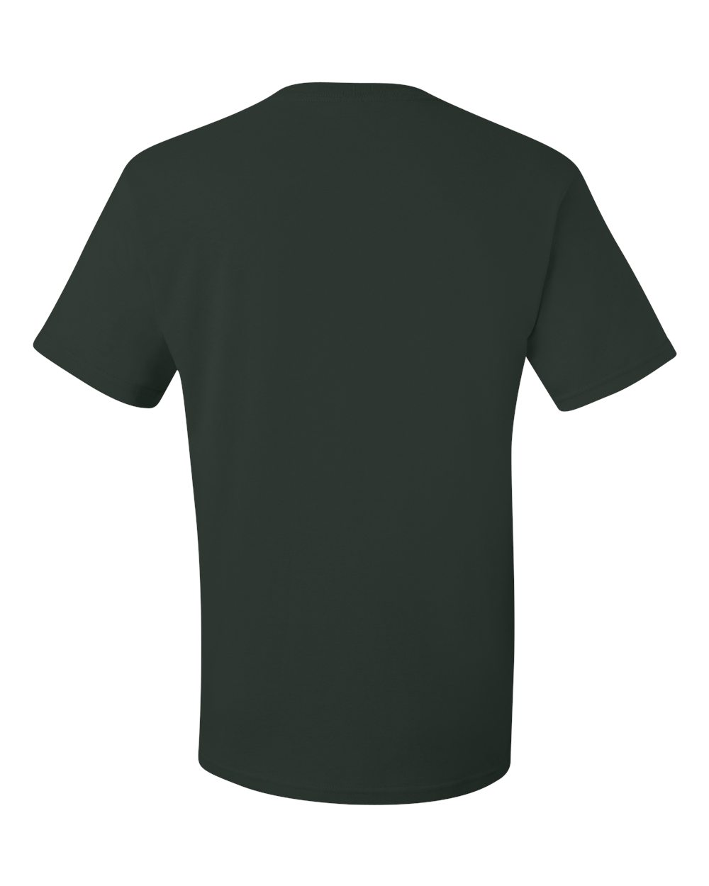 Rear View of Forest Green Dri-Power® 50/50 T-Shirt - 29MR